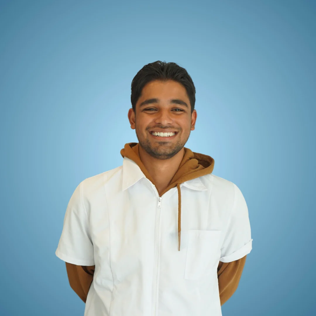 Portret van Jay, medewerker van Vaccinatiepunt